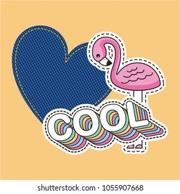 patch fashion denim