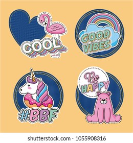 patch fashion denim