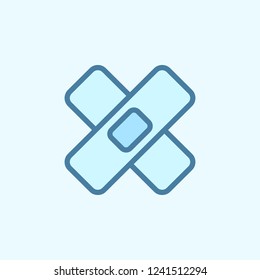 patch field outline icon. Element of 2 color simple icon. Thin line icon for website design and development, app development. Premium icon