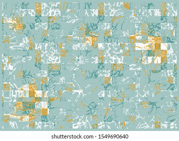 Patch geometric modern seamless pattern