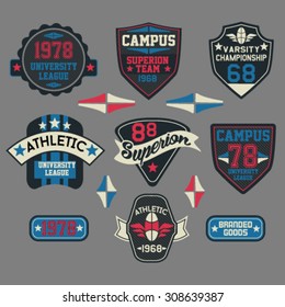 Patch Graphics ,Varsity Sports Emblem