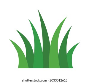 Patch Of Green Grass Flat Vector Color Icon For Nature Apps And Websites
