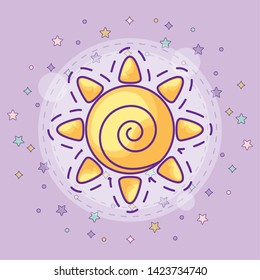 patch of hot sun icon