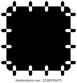 ícone de correção com estilo de glifo