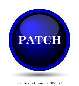 Patch icon. Internet button on white background. EPS10 vector
