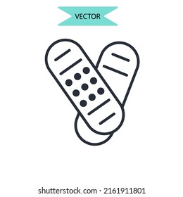 patch icons  symbol vector elements for infographic web