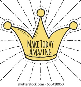 patch motivational background, illustration in vector format