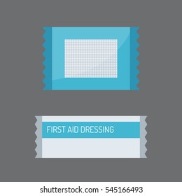 Patch plaster vector.