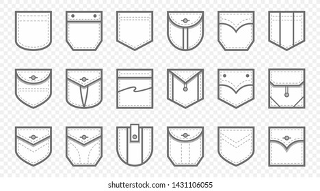 Shirt Pocket Vector Art, Icons, and Graphics for Free Download