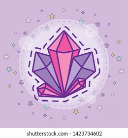 patch of quartz rocks icons