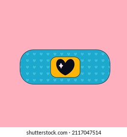 Parche en estilo retro. Hippie, psicodélico, groove, retro y vintage. Ilustración del vector