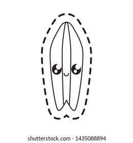 patch of surfboard equipment sport kawaii