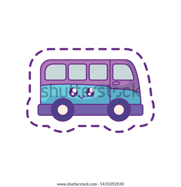 patch van vehicle\
transportation kawaii