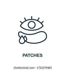 Patches icon. Simple element from cosmetology collection. Creative Patches icon for web design, templates, infographics and more