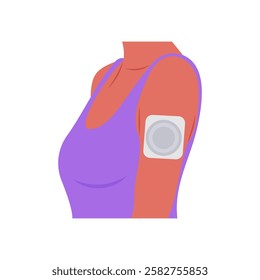 Patches, Medicine Flat Vector Illustration - Isolated