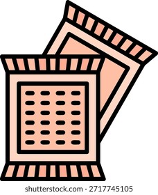 Parches Nuevo Vector de diseño de iconos creativos