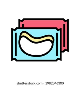 patches package color icon vector. patches package sign. isolated symbol illustration
