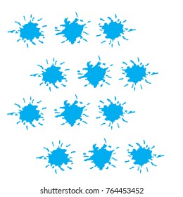 Patches stain vector