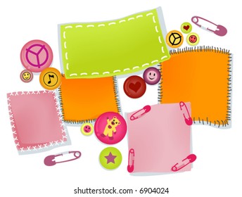 Patches - Vector Background