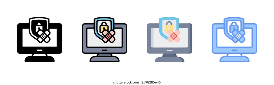 Patching Icon Element For Design