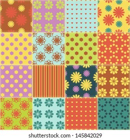 patchwork background