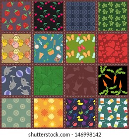 patchwork background