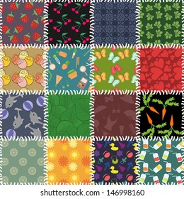 patchwork background