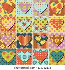 patchwork background