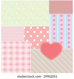 Patchwork background