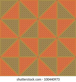 patchwork background with decor elements