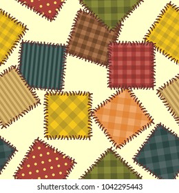 patchwork background with different patterns