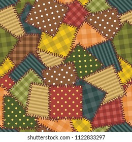 patchwork background with different patterns