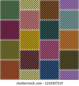 patchwork background with different patterns