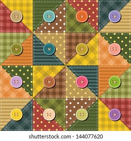 patchwork background with different patterns