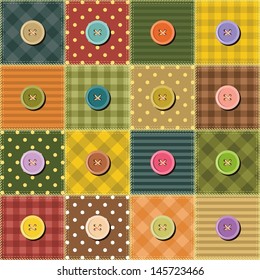 patchwork background with different patterns