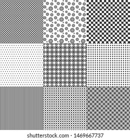 patchwork background with different patterns