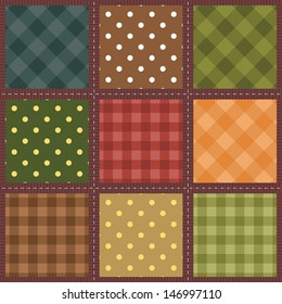 patchwork background with different patterns