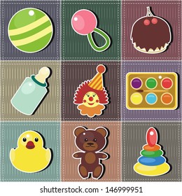 patchwork background with different patterns