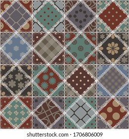 patchwork background with different patterns	
