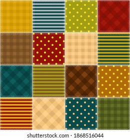 patchwork background with different patterns	
