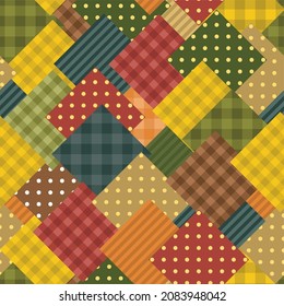 patchwork background with different patterns	