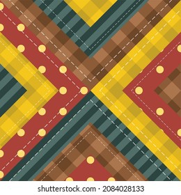 patchwork background with different patterns	