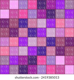 patchwork background with different patterns