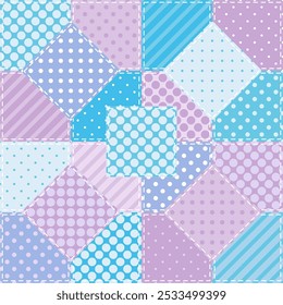 patchwork background with different patterns	
