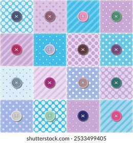patchwork background with different patterns	
