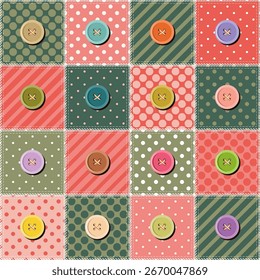 plano de fundo de patchwork com padrões diferentes	
