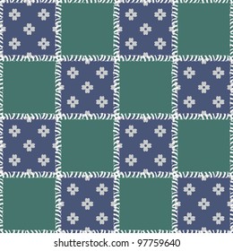 patchwork background with different patterns