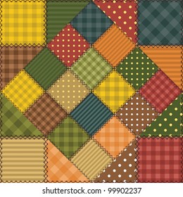 patchwork background with different patterns