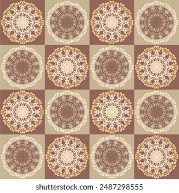 patchwork background with different patterns print for textile, paper, objects, seamless artistic decor handmade illustration vector 	