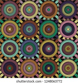 patchwork background with embroidery